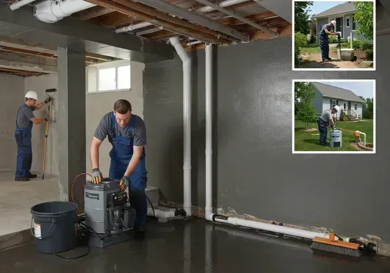 Basement Waterproofing and Flood Prevention process in Lone Jack, MO